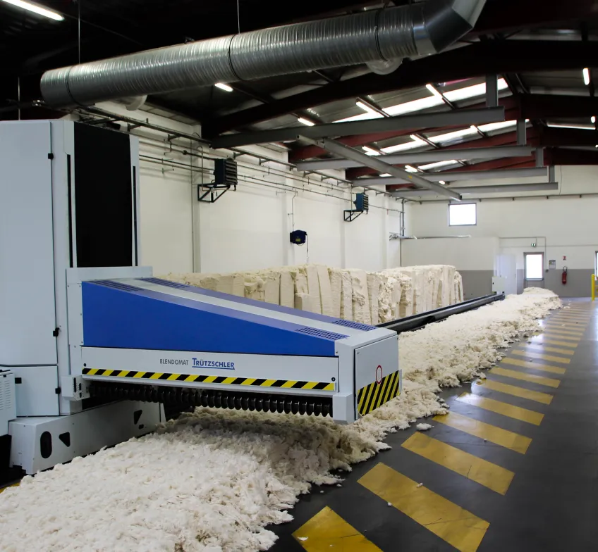 Machine qui nettoie le coton
